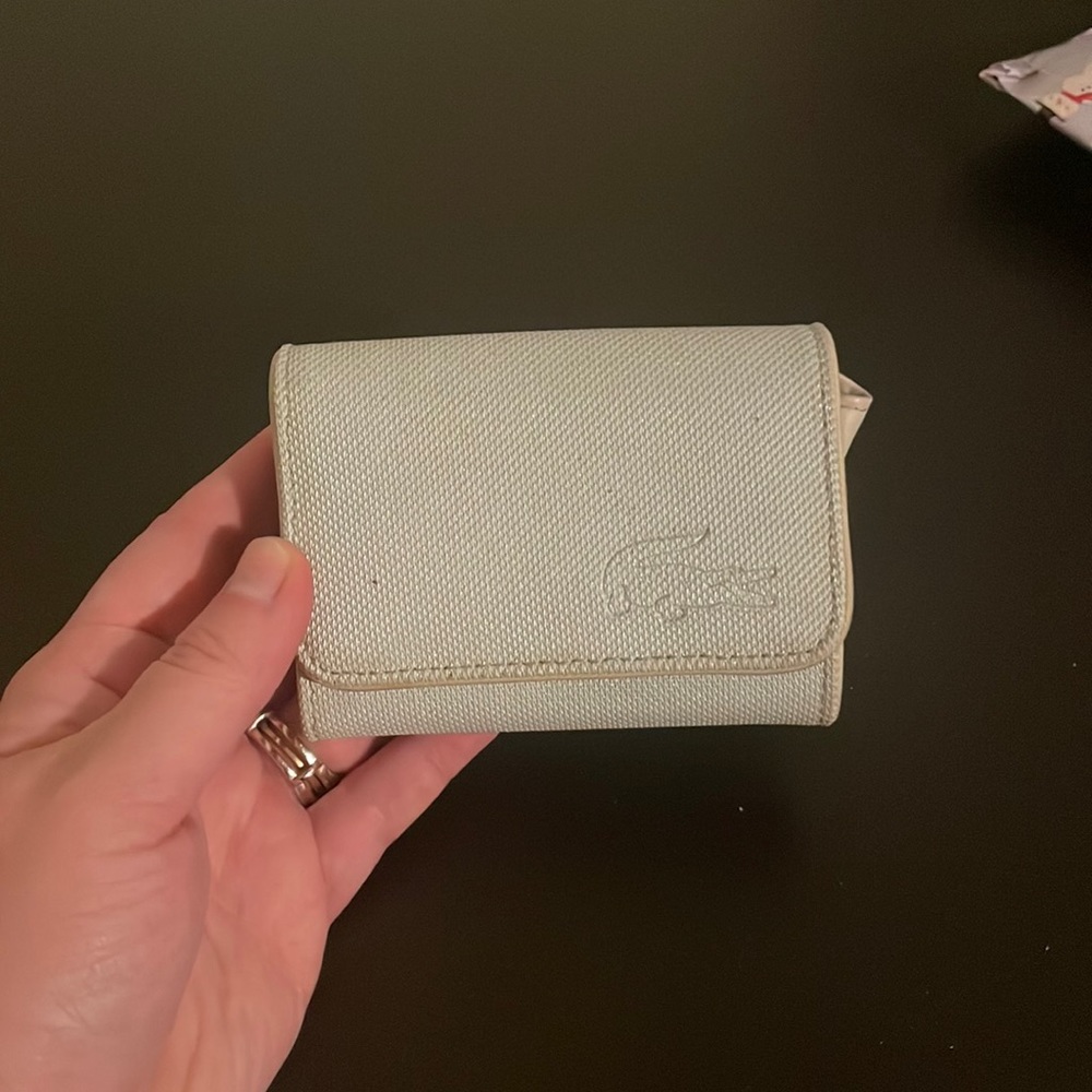 Lacoste Card Holder - Light Blue